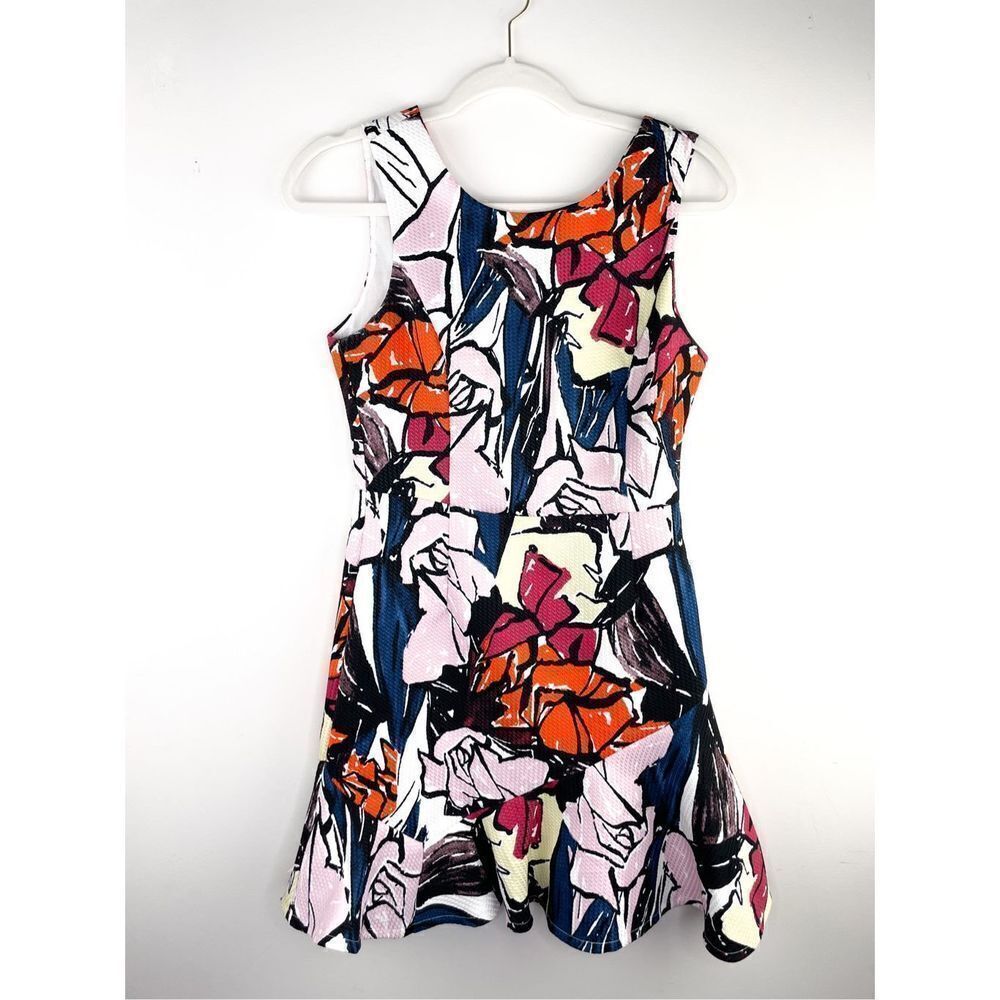 Ark‎ & Co Floral Ruffle Hem Asymmetrical Dress Size S